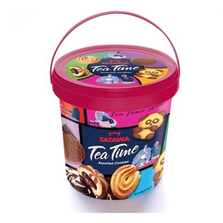 คุกกี้ถังTatawa Tea Time Assorted Cookies