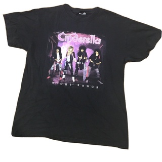 คอลูกเรือเสื้อยืดคอกลมขายดี เสื้อยืดลําลอง แขนสั้น พิมพ์ลาย Cinderella Night Songs สไตล์วินเทจ M HCdhfk10AHfngd75ผ้าฝ้าย