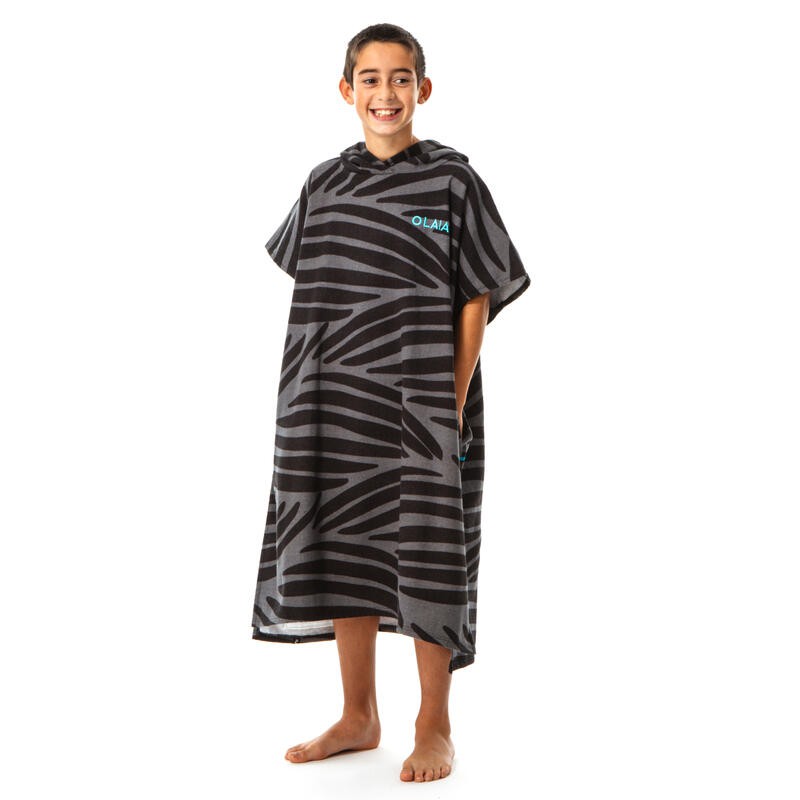 เสื้อคลุมว่ายน้ำเด็ก-ผ้าเช็ดตัวเด็ก-olaian-ผ้าขนหนูเด็ก-kids-bathrobe-kids-surf-ผ้าคลุมอาบน้ำเด็ก-เสื้อปอนโชมีฮู้ด