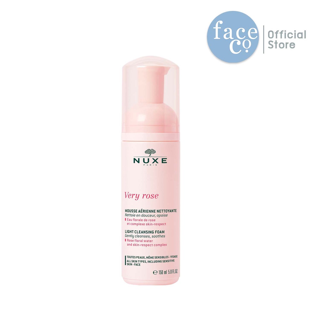 nuxe-very-rose-light-cleaning-foam-150-ml-นุกซ์-เวรี่โรส-ไลท์-คลีนซิ่ง-โฟม