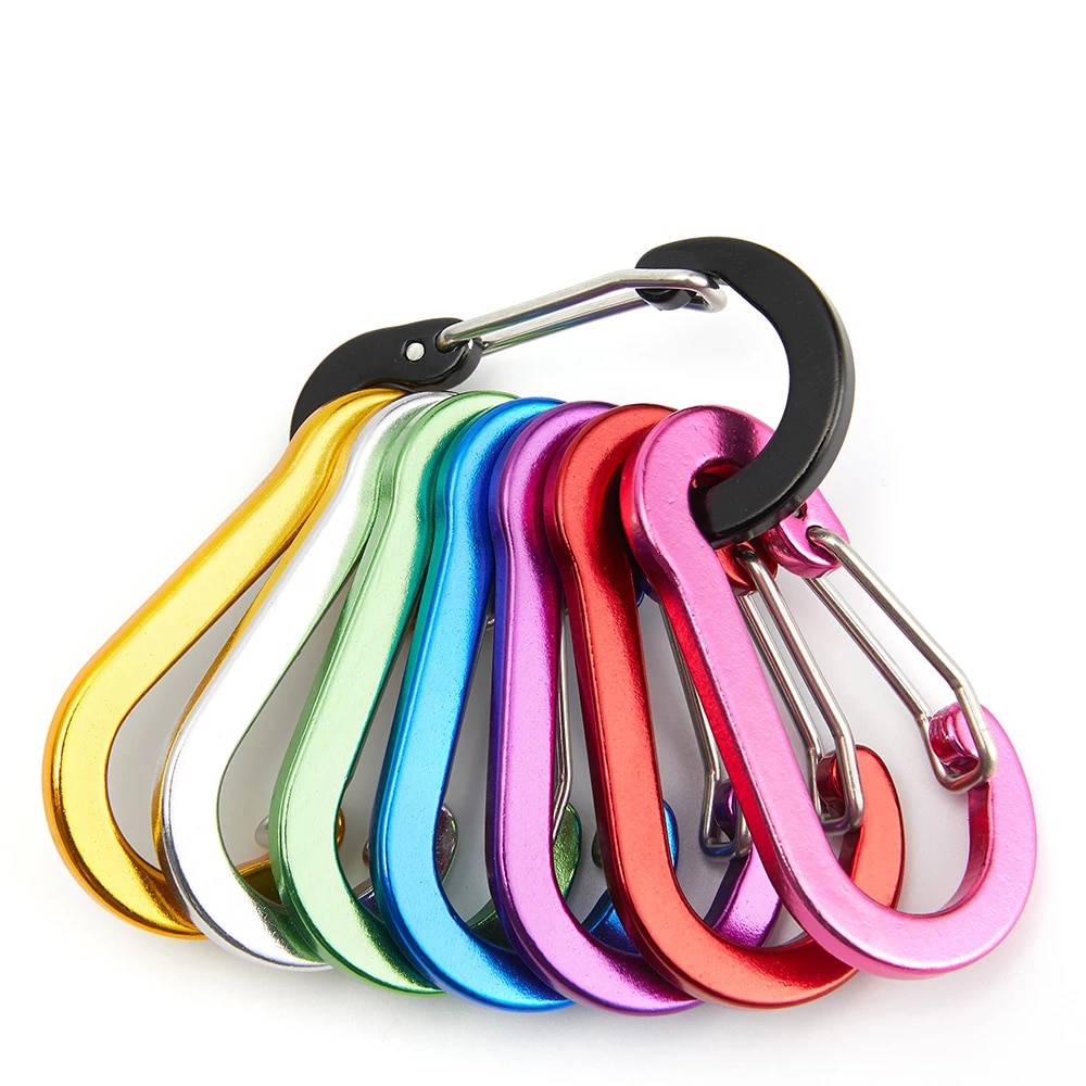 รูปภาพสินค้าแรกของ5CM Carabiner S-Shape Camping Equipment Backpack Buckle (1 ชิ้น)