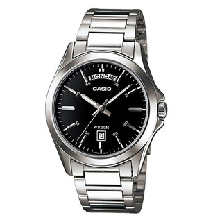 สินค้า Casio นาฬิกาข้อมือผู้ชาย  สายสแตนเลส รุ่น MTP-1370D, MTP-1370D-1A1VDF,MTP-1370D-1A1