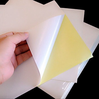 สติ๊กเกอร์กระดาษ A4 ขาวด้าน (100 แผ่น) สติ๊กเกอร์กระดาษ, สติ๊กเกอร์อเนกประสงค์ A4,กระดาษป้ายสติ๊กเกอร์