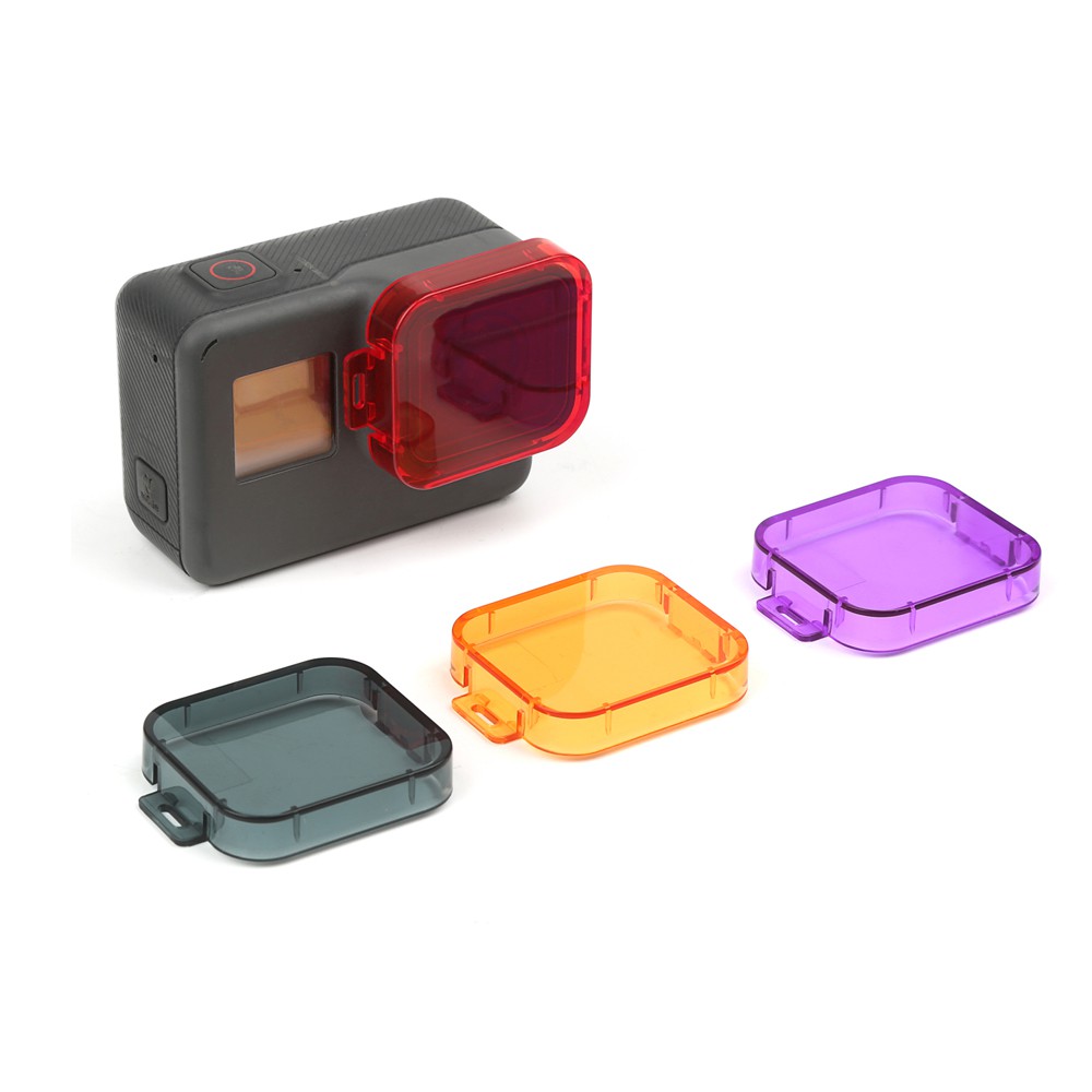 Color GoPro 7 / 6 / 5 Filter แบบมีสี สำหรับกล้องโกโปร ฮีโร่ 7 / 6 / 5 ...