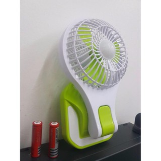 MINIFAN AF-001 พัดลมขนาดใบ3 นิ้ว ปรับแรงลมได้ 3 ระดับ ชาร์จไฟในตัว/ถอดแบตเปลี่ยนได้  มีโคมไฟLED