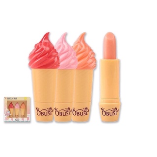 Obuse Sweety Lip Balm #OB1428 : โอบิวซ์ สวีทตี้ ลิป บาล์ม x 1ชิ้น    @beautybakery