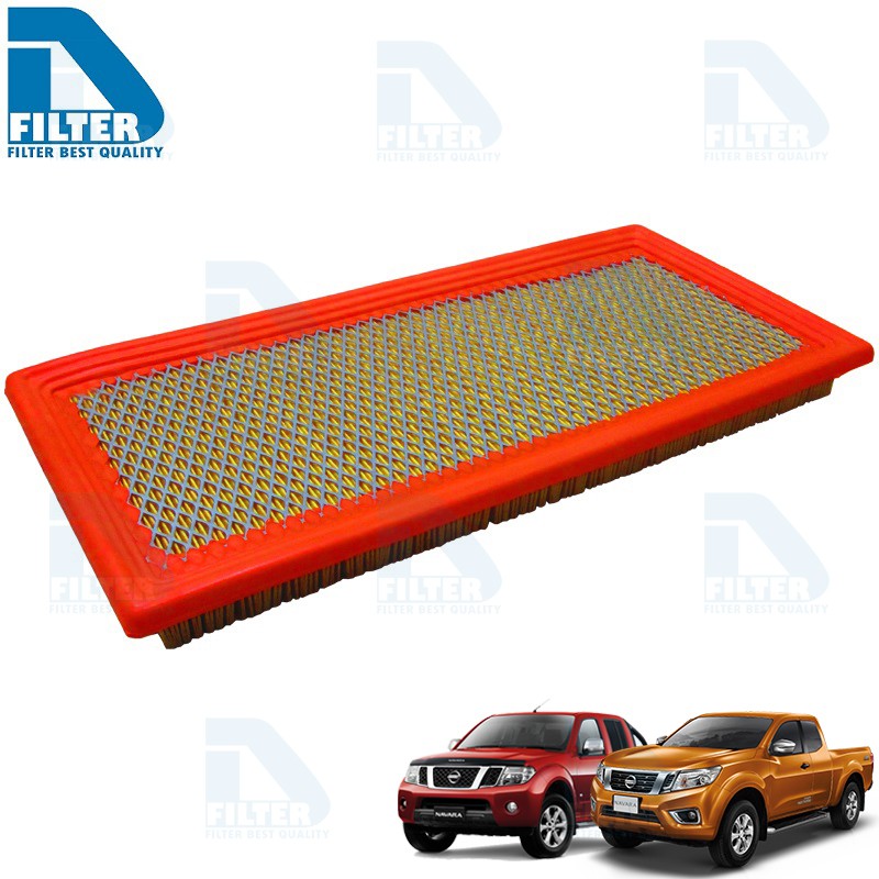 กรองอากาศ-nissan-นิสสัน-frontier-navara-นาวาร่า-เครื่องเบนซิน-2-5l-navara-np300-gas-cng-by-d-filter-dfa317