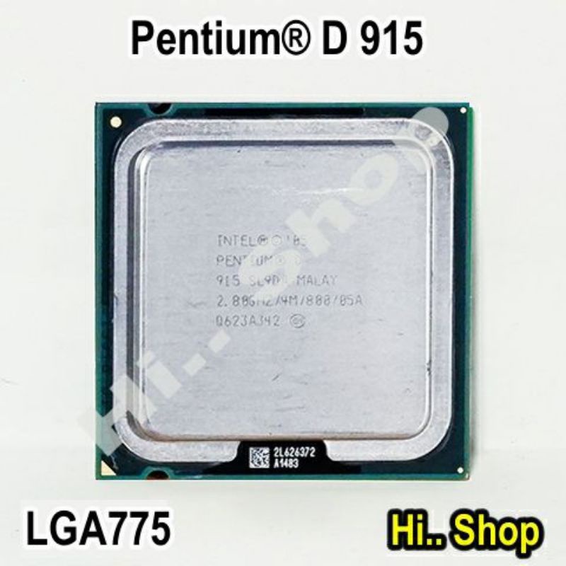 CPU Intel Pentium D 915 SOCKET 775 | Shopee Thailand