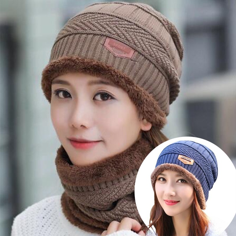 scarf-set-winter-hat-knitted-hat-with-fur-inside-ready-to-ship