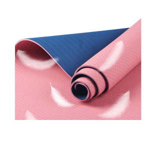 โปรโมชั่น : เสื่อโยคะ yoga mat 6mm TPE ทูโทน กันลื่น ออกกำลังกาย fitness yoga map แบบมีปุ่มกันลื่น กระชับหุ่นสวย กีฬา ฟิตเนส