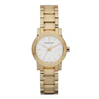 Burberry Heritage Swiss Analog Gold Plated Stainless Steel Womens Watch BU9203