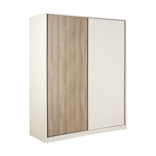 โปรโมชั่น : INDEX LIVING MALL ตู้เสื้อผ้าบานสไลด์ รุ่นวาว่า ขนาด 160 ซม. - สีขาวธรรมชาติ