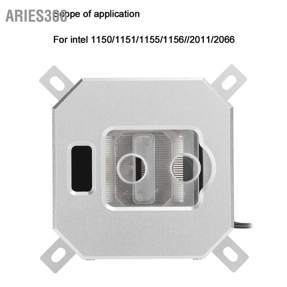 ภาพหน้าปกสินค้าAries306 Water Cooler Block Computer Parts CPU Accessory LCD Temperature Display Screen for Intel จากร้าน aries306.th บน Shopee