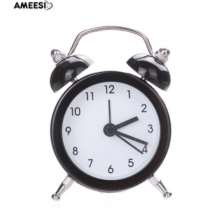 Ameesi นาฬิกาปลุกโลหะ ขนาดเล็ก แบบตั้งโต๊ะ สำหรับห้องครัว บ้าน