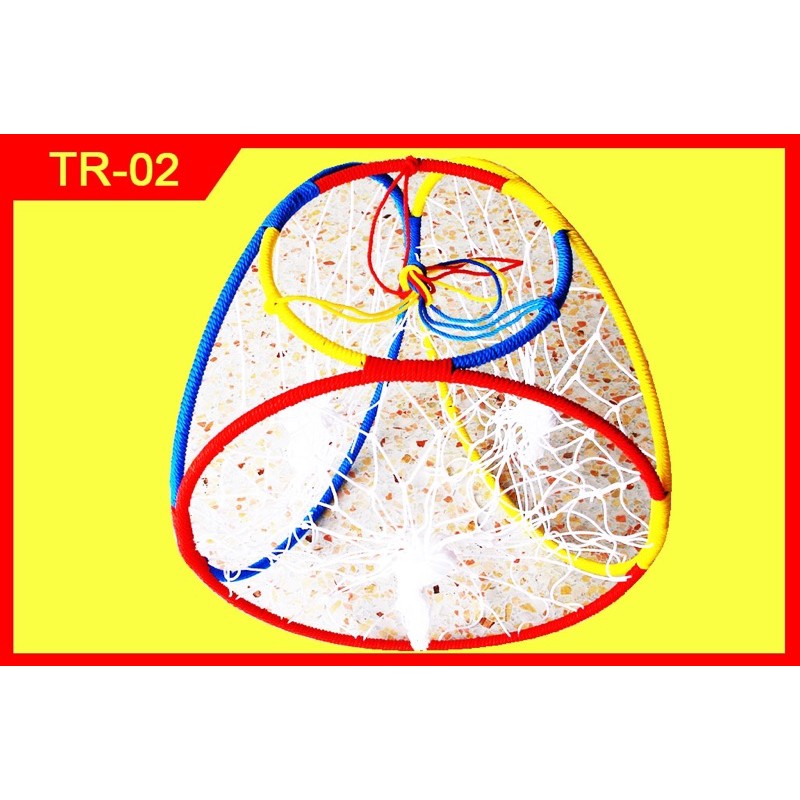 ห่วงตะกร้อ-บ่วงตะกร้อ-ห่วงตะกร้อลอดบ่วง-พร้อมตาข่าย-รุ่นพันเชือก-ตราชฎา