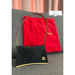 BALLY mini nylon handle bag มือสองของแท้