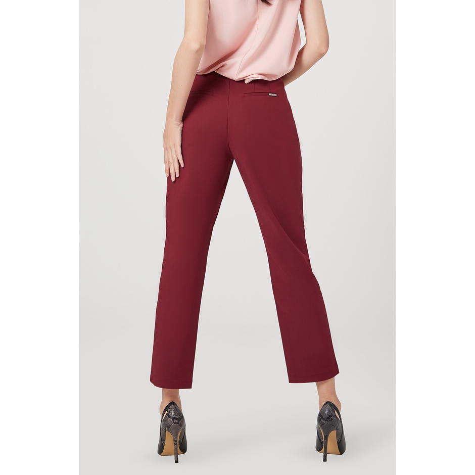 espada-กางเกงทรงสลิม-ผู้หญิง-สีมารูน-slim-trousers-0993