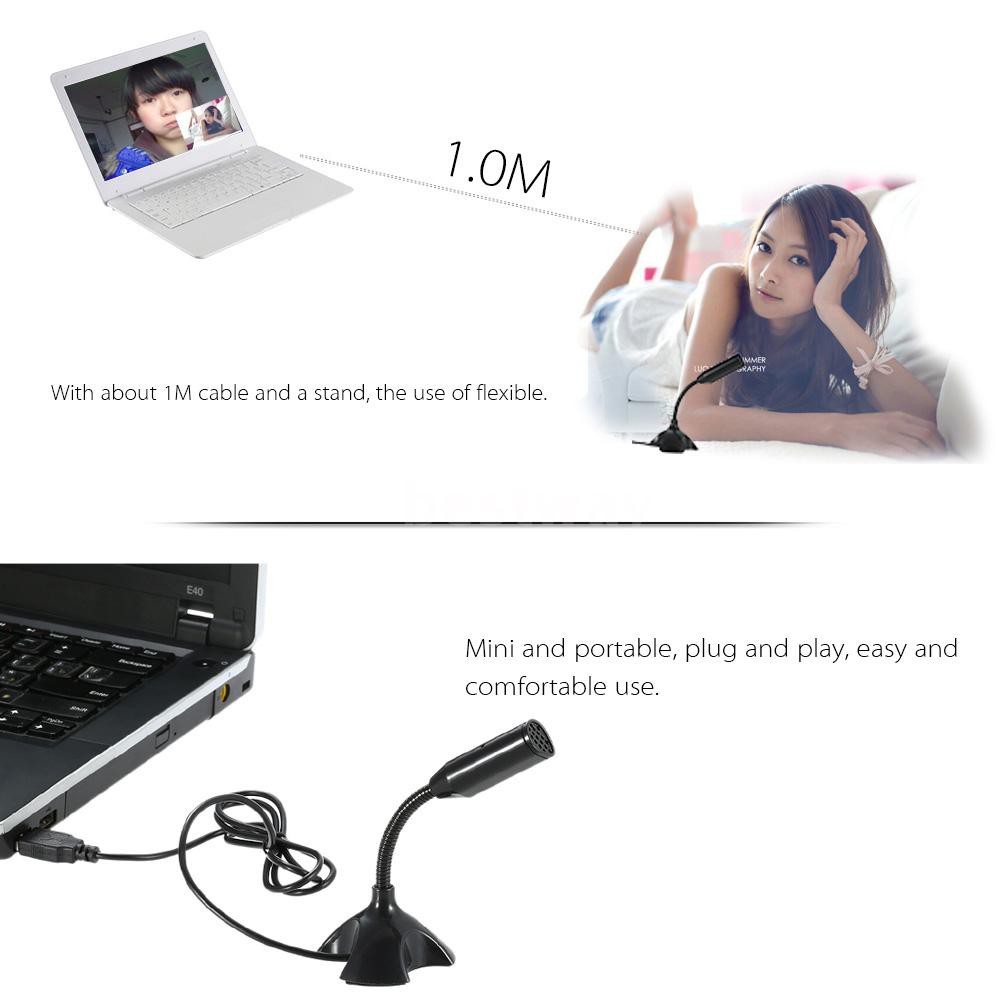 ไมโครโฟน-usb-แบบปรับได้-360-องศาสำหรับ-pc-mac-with-a-usb-port