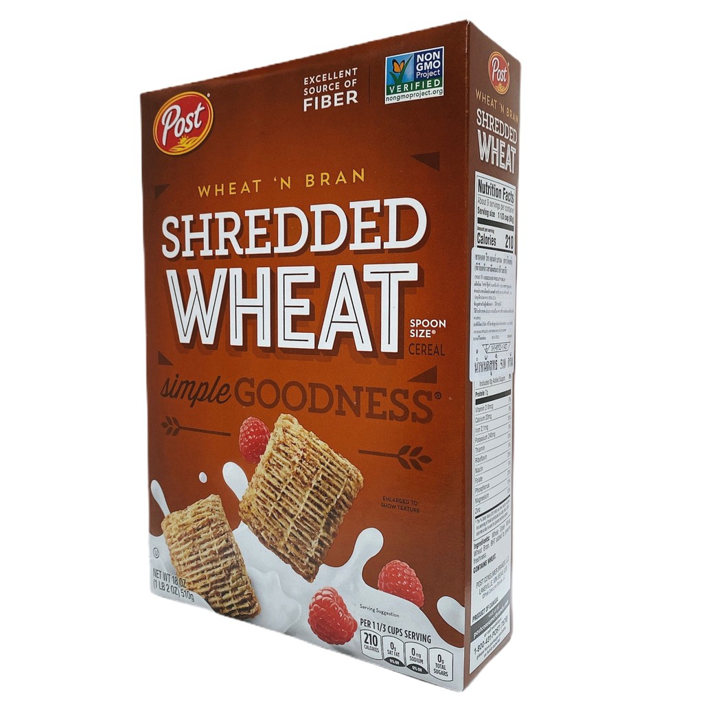 โพสท์-เชรดเดด-วีท-แอนด์-บราน-510-กรัม-post-cerral-shredded-wheat-wheatn-bran-510-g