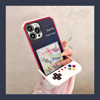 เคสโทรศัพท์ซิลิโคน TPU นิ่ม แบบใส ป้องกันกล้อง กันกระแทก พับได้ พร้อมขาตั้ง สําหรับ IPhone 13 12 11 Pro Max X XR XS 8 7 Plus 6 6S SE 2020