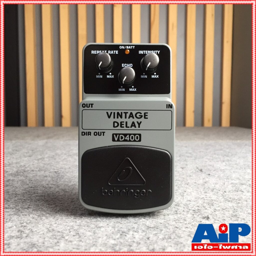 behringer-vd-400-เอฟเฟคกีต้าร์-vintage-analog-delay-เอฟเฟ็คกีตาร์ที่ให้เสียงแบบ-vintage-analog-delay-vd-400-vd400