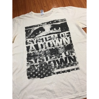 🔥 เสื้อวงมือสอง SYSTEM OF A DOWN (2015) Size L มือ2 🔥