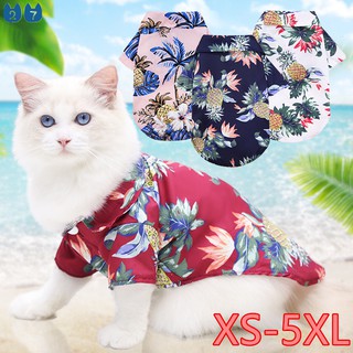 สินค้า เสื้อเชิ้ต ทรงหลวม แฟชั่นฤดูร้อน สําหรับสัตว์เลี้ยง สุนัข แมว ไซซ์ XS-5XL