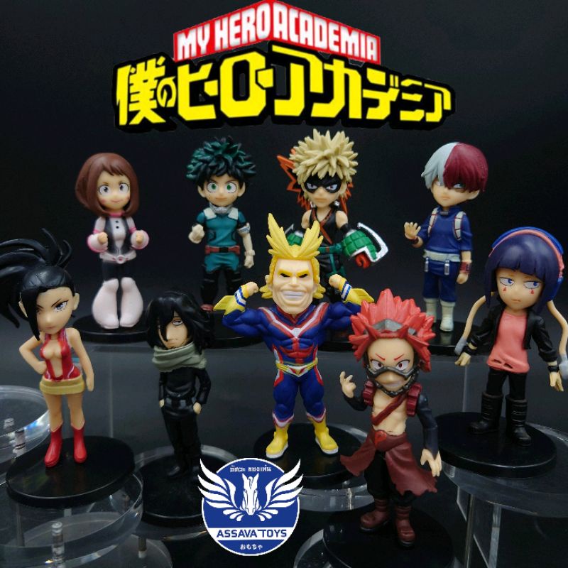 ฟิกเกอร์-โมเดล-my-hero-academia-ขนาด-9-10-cm-9-แบบ-แยกแบบขาย-ราคาถูก-งานจีน-แต่-สวยแบบขั้นเทพ-รับรองว่าถูกใจ