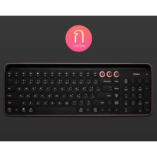 ภาพขนาดย่อของภาพหน้าปกสินค้าXiaomi Miiiw Bluetooth Dual Mode Keyboard 102 Keys Wireless Keyboard ภาษาไทย (ENG/THAI)(Black) จากร้าน bangkokgadget บน Shopee