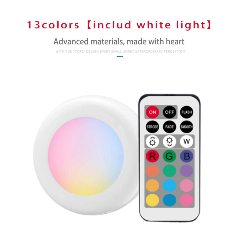 ภาพหน้าปกสินค้าโคมไฟ RGB 13 สี พร้อมรีโมทคอนโทรล จากร้าน lyfs.th บน Shopee