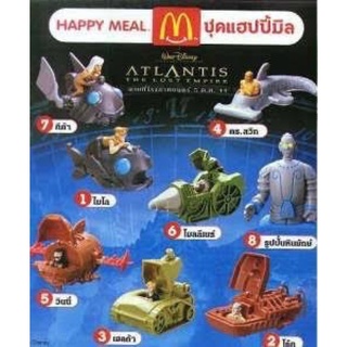 Adlantis The Lost Empire happy meal McDonald’s มือ1 ครบชุดคะ