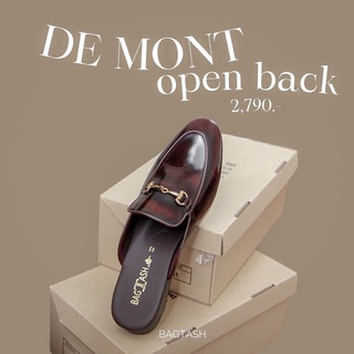 De mont open back burgundy