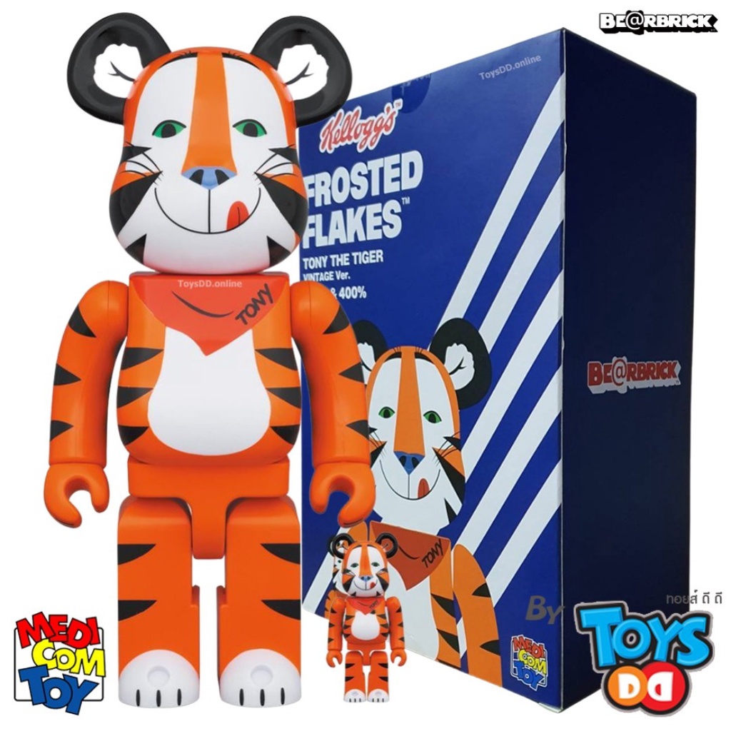 BE@RBRICK TONY THE TIGER VINTAGE Version 1000％, 400% & 100