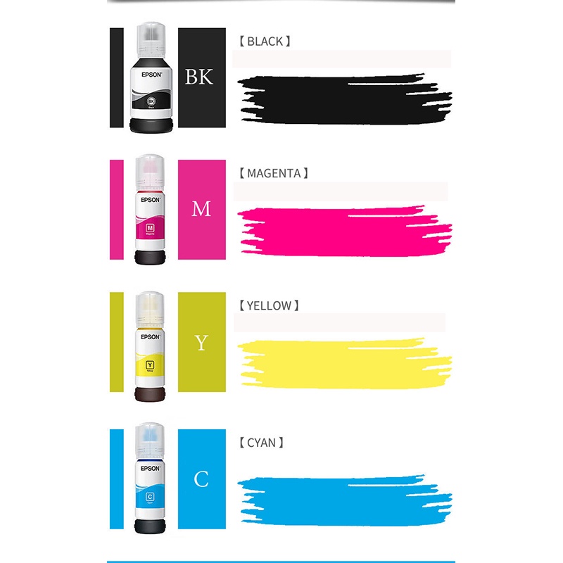 แท้100-หมึกปริ้นเตอร์-epson-664-t6641-t6642-t6643-t6644-l-series-l100-l120-l200-l210-l220-l360-l365-l565-l1300