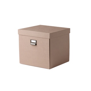 กล่องเก็บของพร้อมฝา กล่องกระดาษ กล่องอนกประสงค์  ขนาด32x31x30 ซม.มีให้เลือก 2 สี