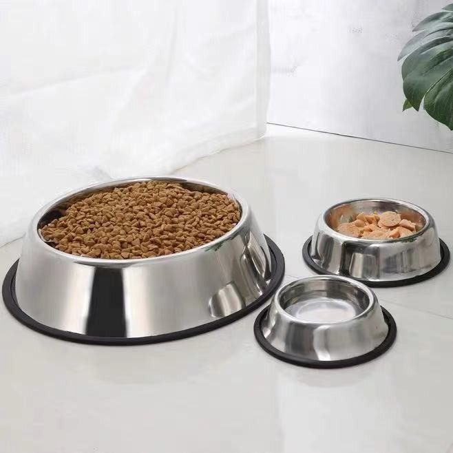 ภาพสินค้าPP A3 15-34 ซม.ชามอาหารสัตว์เลี้ยง สเตนเลส ชามอาหารหมา ชามอาหารแมว Pet Stainless Dog Bowl WAN จากร้าน pp_pshop บน Shopee ภาพที่ 6