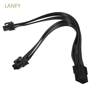 ภาพหน้าปกสินค้าLanfy สายเคเบิ้ล 18AWG Psu Extension Cable สําหรับการ์ด Female To Male 8 Pin Female To 2x8P(6+2) ที่เกี่ยวข้อง