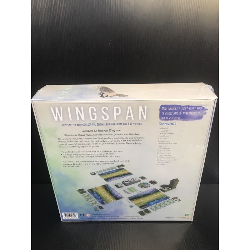 บอร์ดเกมส์จีน-wingspan