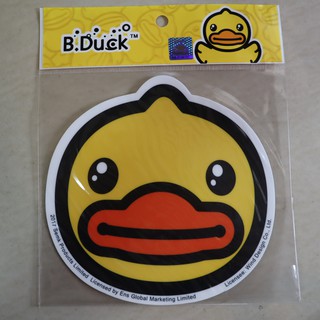 แผ่นติด สูญญากาศ  ป้าย ภาษี พรบ B DUCK บี ดั๊ก แผ่น ป้ายพลาสติก ติดกระจก แผ่นป้าย สติ๊กเกอร์ กระจกหน้ารถ มีลิขสิทธิ์