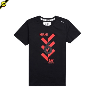 Miamibay T-shirt เสื้อยืด รุ่น Downhill แฟชั่น คอกลม ลายสกรีน ผ้าฝ้าย cotton ฟอกนุ่ม ไซส์ S M L XL