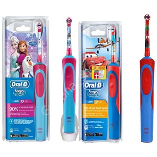 สินค้า 🔥รุ่นใหม่🔥Oral B ออรัลบี แปรงสีฟันไฟฟ้า สำหรับเด็ก Frozen & Cars