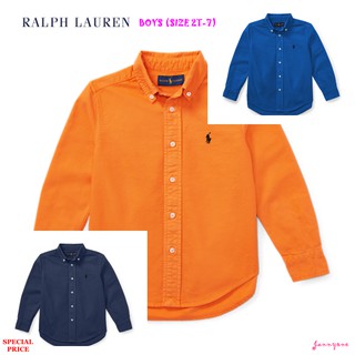 RALPH LAUREN COTTON OXFORD SHIRT (BOYS 2T-7 YEARS)