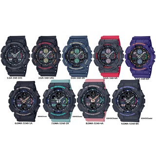 สินค้า แท้ Cmg New. Casio GSHOCK Retro GA-140 GA-140-1A4 GA-140-4A GA-140-6A GA-140-1A1 series ประกันศูนย์ 1 ปี