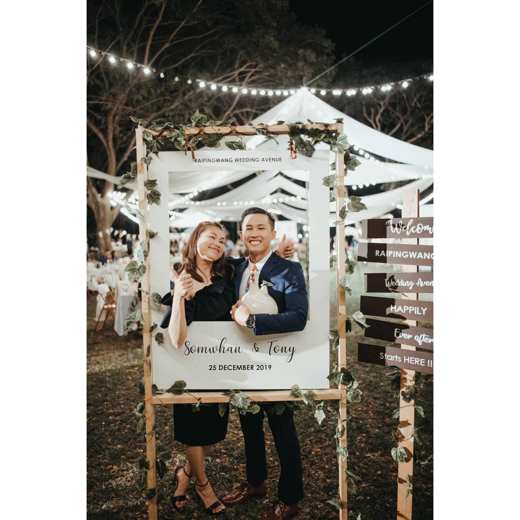 IG Frame พรอพงานแต่ง ตกแต่งงานแต่ง cafe ร้านอาหาร | Shopee Thailand