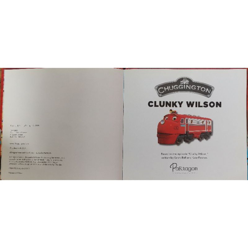 หนังสือเด็กมือสอง-chuggington-clunky-wilson-หนังสือเด็กภาษาอังกฤษ