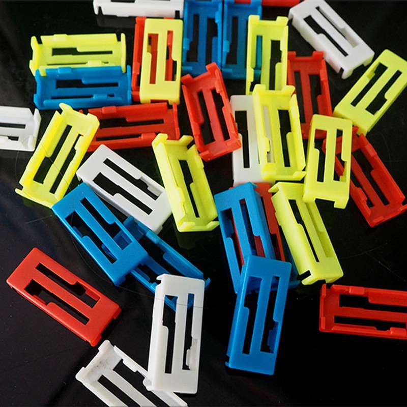 50 Pezzi Fermacavi A Clip Per Servo Per Modellismo RC Aereo Barca - Rosso Uxcell