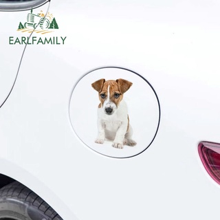 Earlfamily สติกเกอร์ไวนิล Jack Russell Terrier กันน้ํา ขนาด 13 ซม. x 9.4 ซม. สําหรับตกแต่งรถยนต์ แล็ปท็อป