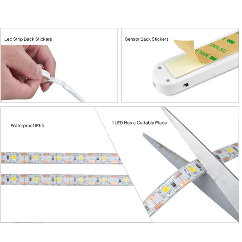 ภาพขนาดย่อของภาพหน้าปกสินค้าโคมไฟ led เซนเซอร์ตรวจจับการเคลื่อนไหวแบบไร้สายสําหรับติดตู้เสื้อผ้า จากร้าน lavenderfashion.th บน Shopee ภาพที่ 7