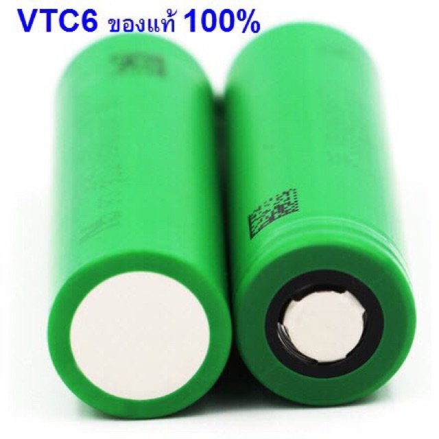 ถ่านชาร์จแบตแท้-sony-vtc6-us18650vtc6-แท้-100-rechargeable-18650-3-7v-3000-mah-high-drain-30a-แพค-1-ก้อน