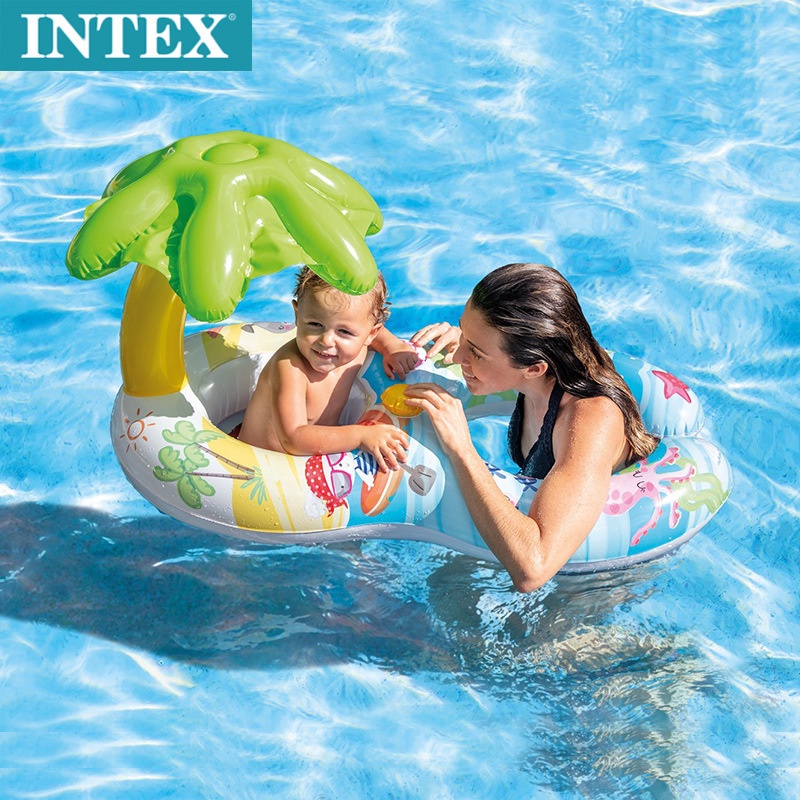 ห่วงยางเด็กเล็ก-บังแดด-สำหรับเด็กเล็ก-กันแดด-intex-แท้